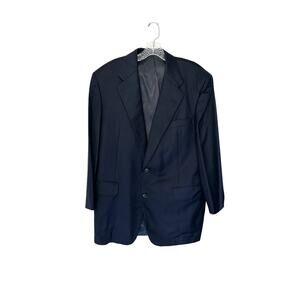 J.Crew Blazer‎ Men's Vintage Navy Career Office Academia Suit Jacket Size 40R